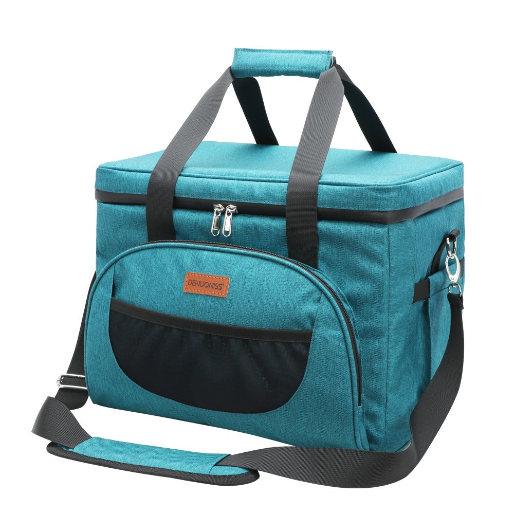 Insulated Soft Sided Cooler Bag Large Capacity Travel Tote
