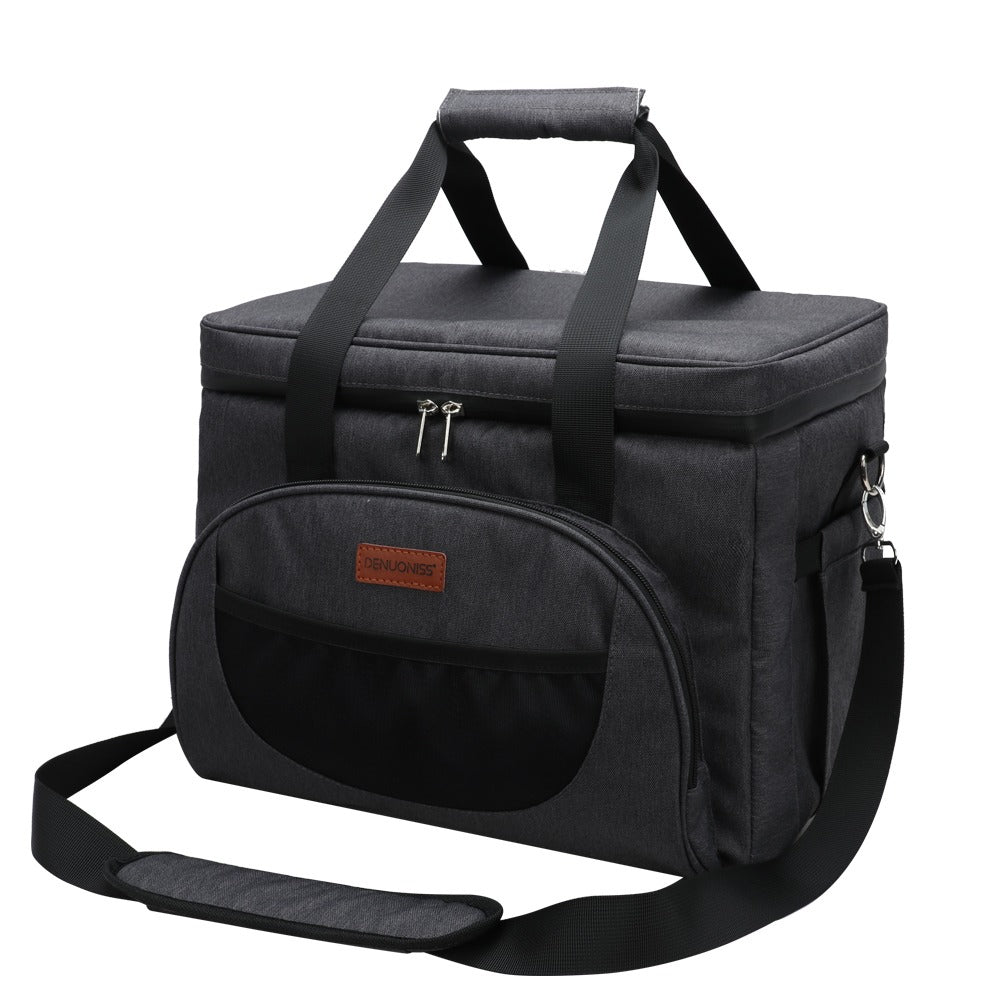 Insulated Soft Sided Cooler Bag Large Capacity Travel Tote