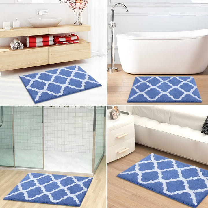 Luxury Bath Mat Non-Slip Absorbent Soft Comfortable
