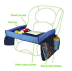 Children's Square Travel Snack and Game Tray for Car