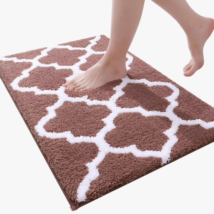 Luxury Bath Mat Non-Slip Absorbent Soft Comfortable