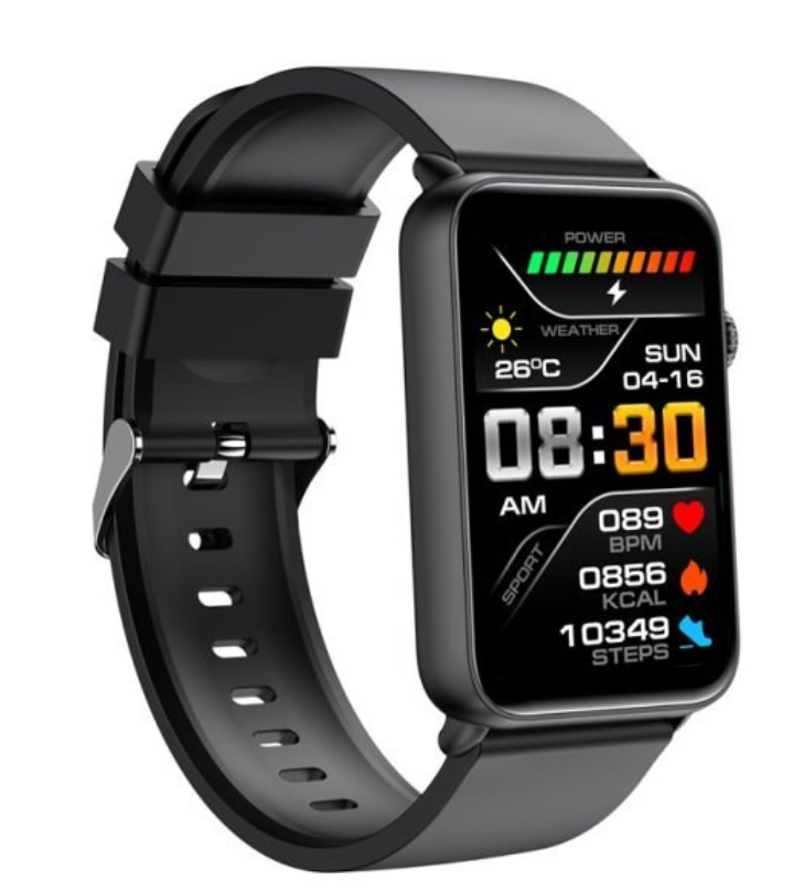 Smartwatch Circular Fitness Tracker with Blood Glucose Blood Pressure Heart Rate Oxygen Monitor