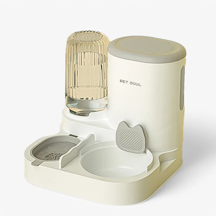 Automatic Pet Food Dispenser with Fresh Water and Food