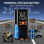 Portable Air Compressor with Digital Display and Rechargeable Battery