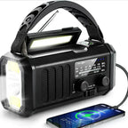 Solar Hand Crank Emergency Radio with NOAA, Power Bank, and Flashlight