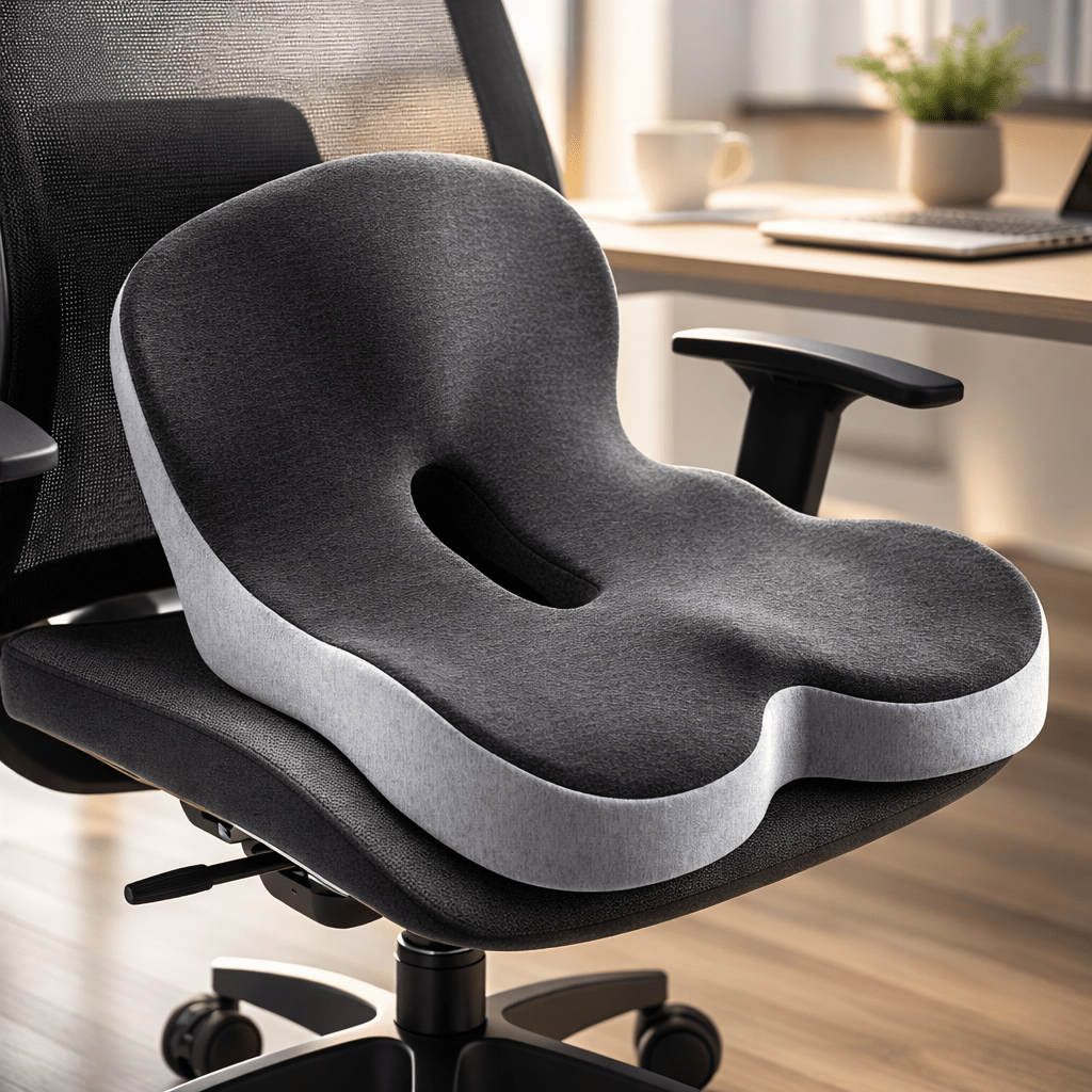 Lumbar Support Seat Cushion Car Chair Back Pillow Ergonomic