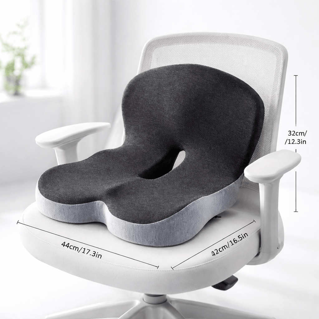 Lumbar Support Seat Cushion Car Chair Back Pillow Ergonomic