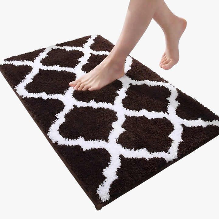 Luxury Bath Mat Non-Slip Absorbent Soft Comfortable