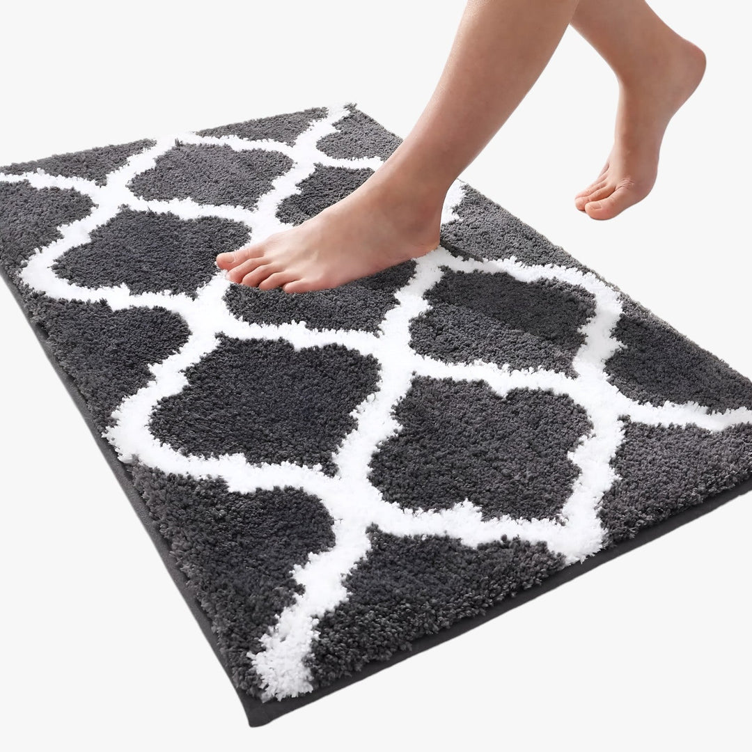 Luxury Bath Mat Non-Slip Absorbent Soft Comfortable