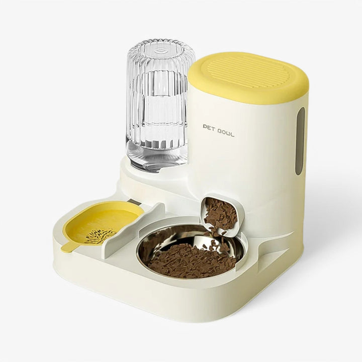 Automatic Pet Food Dispenser with Fresh Water and Food