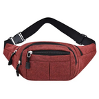 Canvas Waterproof Waist Bag Crossbody Unisex Outdoor Sports Bag