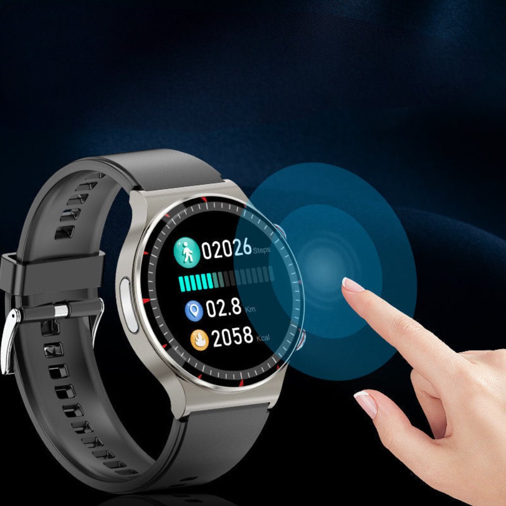 Square Smartwatch EKG Blood Pressure Oxygen Health Tracker