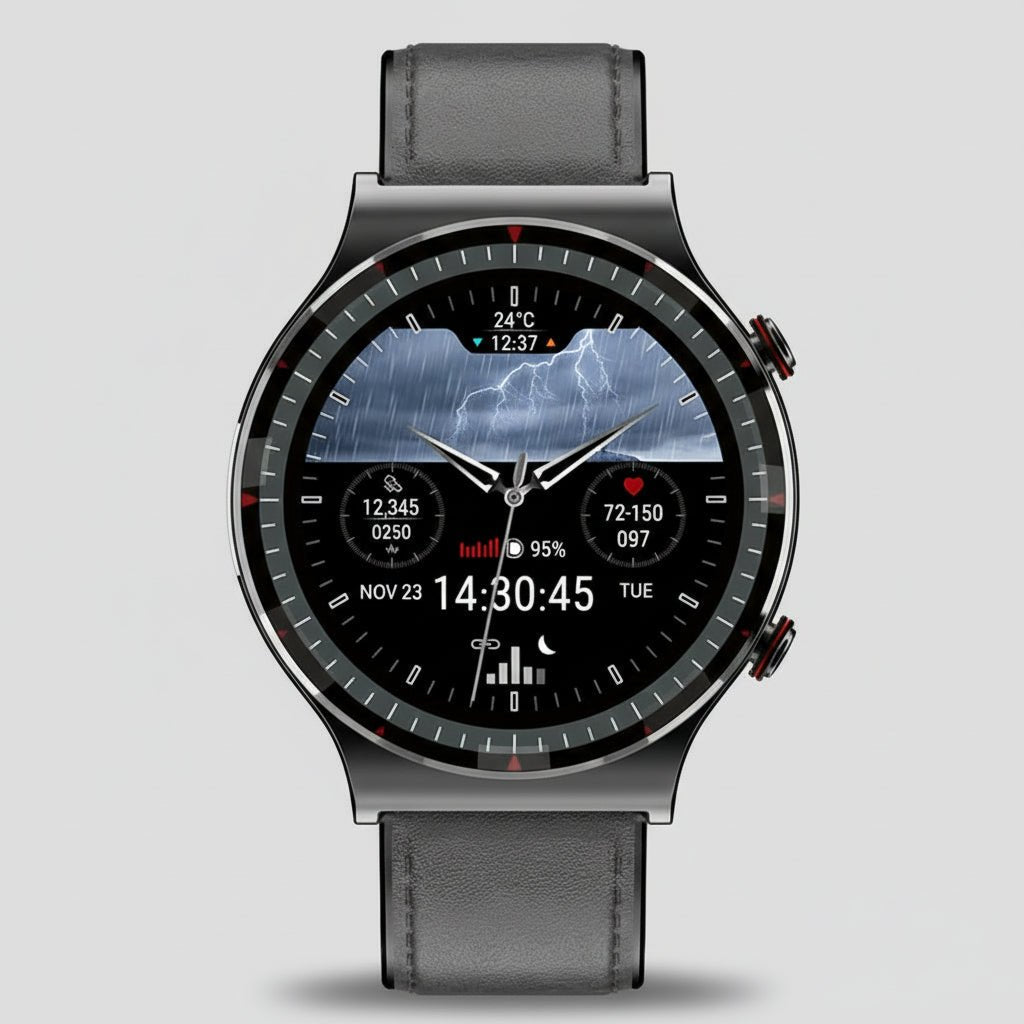 Square Smartwatch EKG Blood Pressure Oxygen Health Tracker