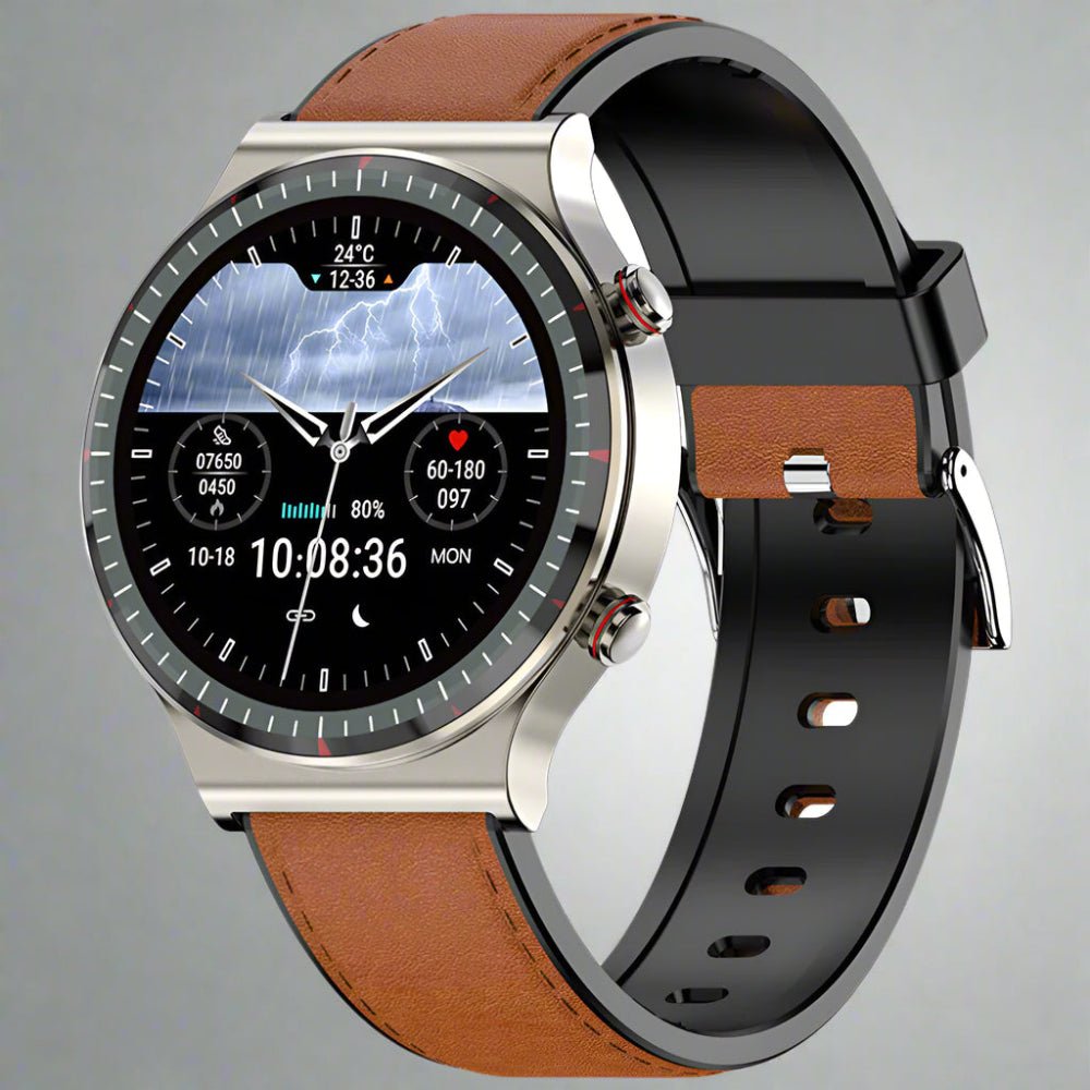 Square Smartwatch EKG Blood Pressure Oxygen Health Tracker