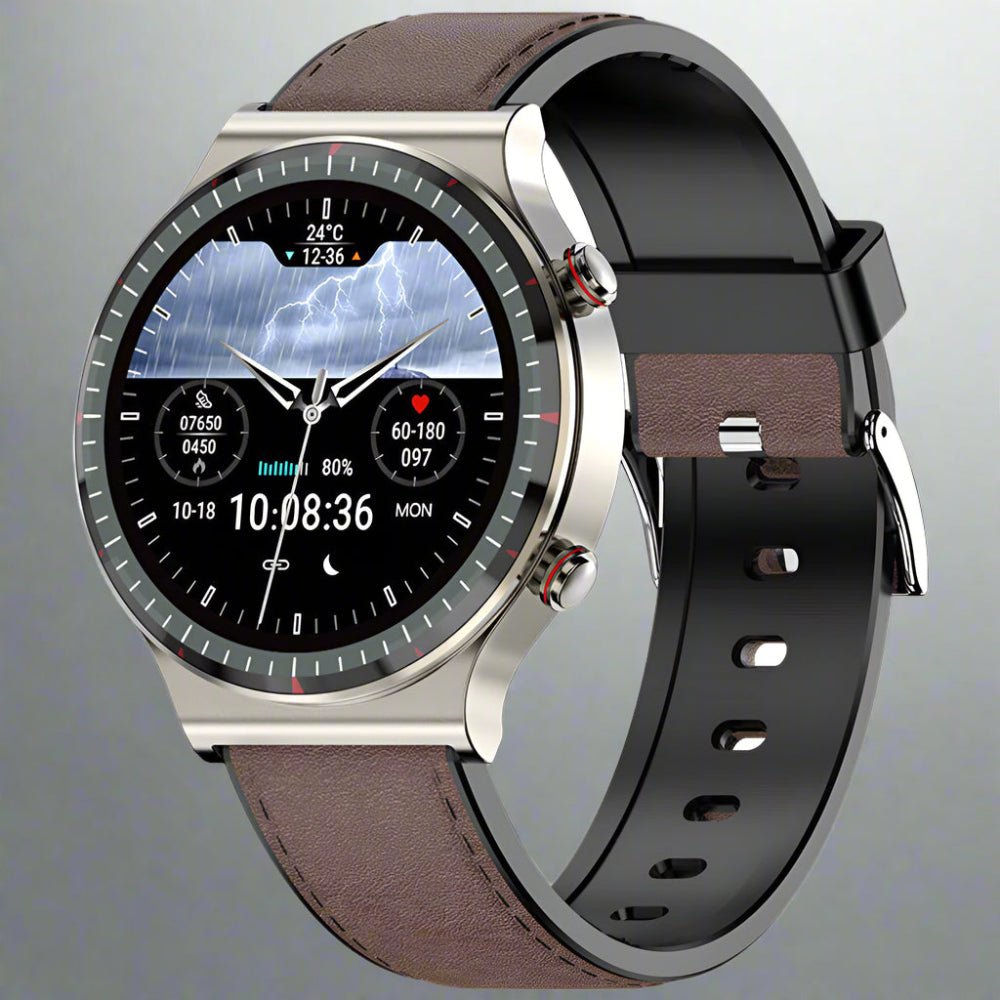 Square Smartwatch EKG Blood Pressure Oxygen Health Tracker