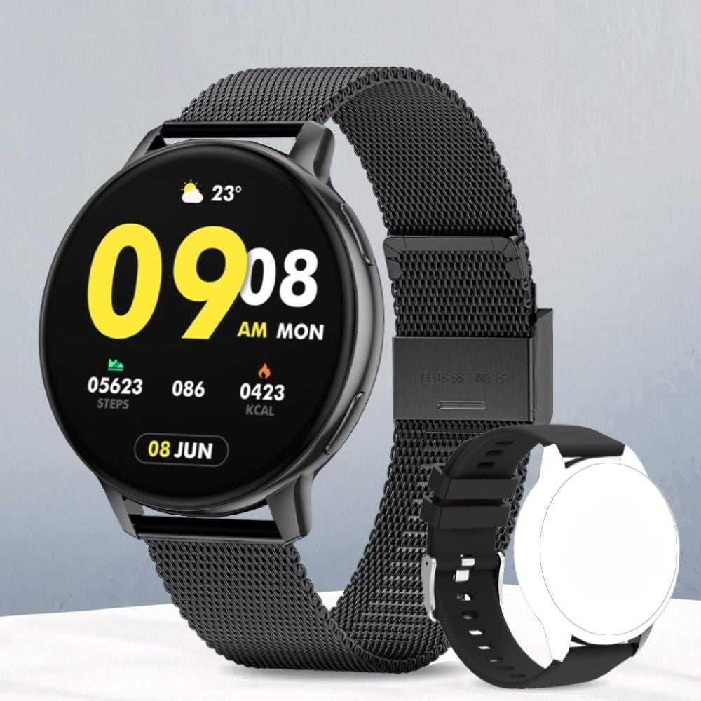 Smartwatch Square Touchscreen Milanese Band for Women