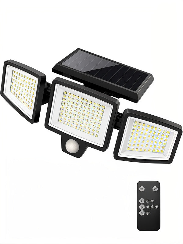 Solar Powered LED Floodlight with Motion Sensor 2500 Lumen IP65