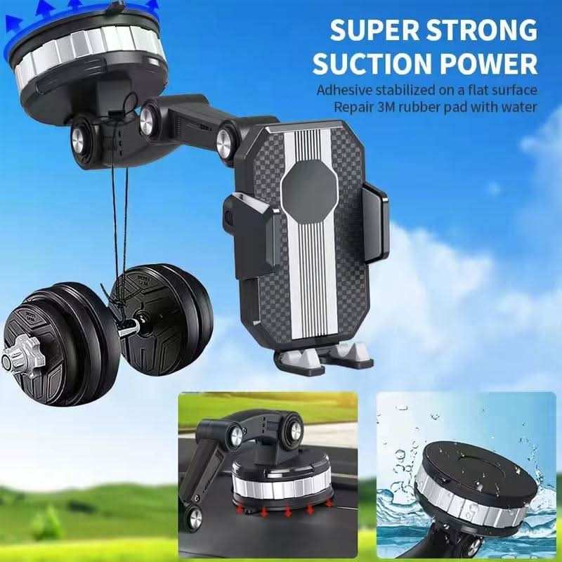 Suction Cup Phone Holder Mount 360 Degree Rotating Mobile Stand