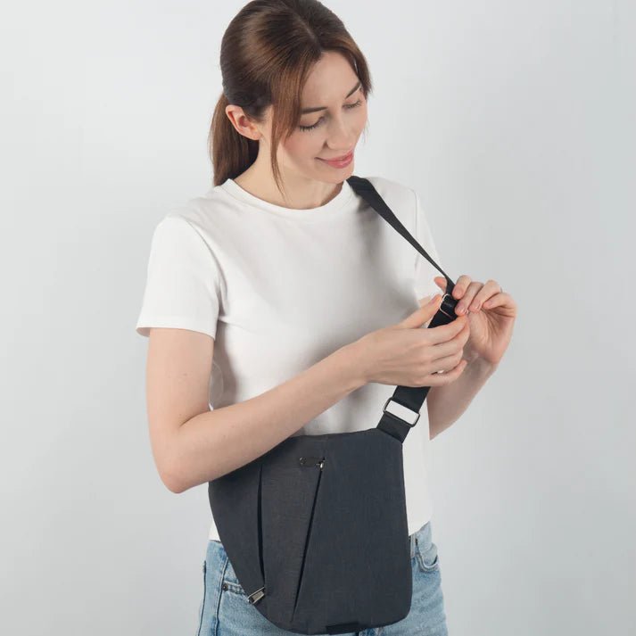Anti Theft Crossbody Travel Bag RFID Blocking Water Resistant