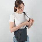 Anti Theft Crossbody Travel Bag RFID Blocking Water Resistant