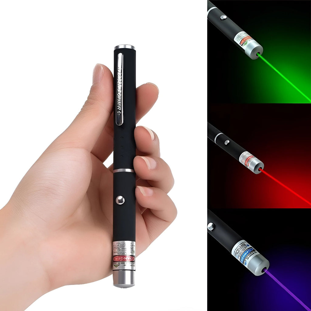 Multi Color Laser Pointer with Adjustable Focus Handheld Laser Device