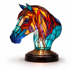 Stained Glass Mosaic Table Lamp LED Night Light Home Decor