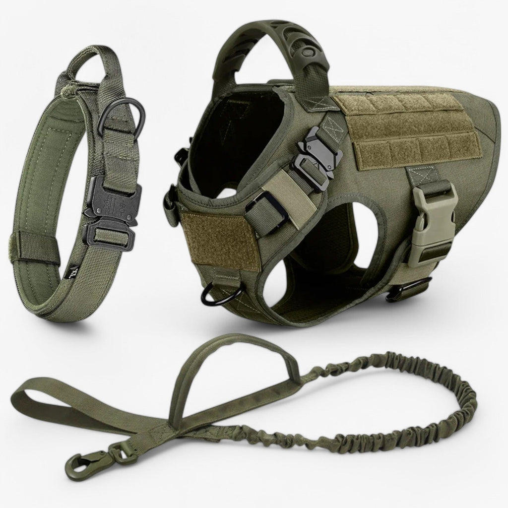 Dog Tactical Vest Harness with Quick Release System