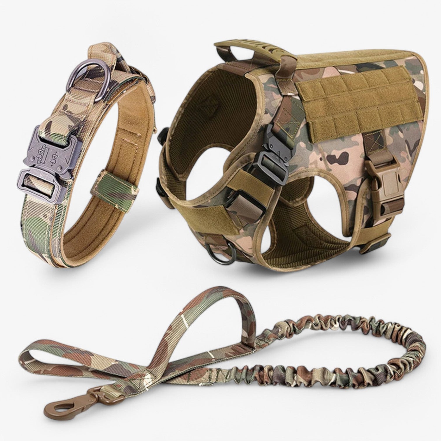 Dog Tactical Vest Harness with Quick Release System