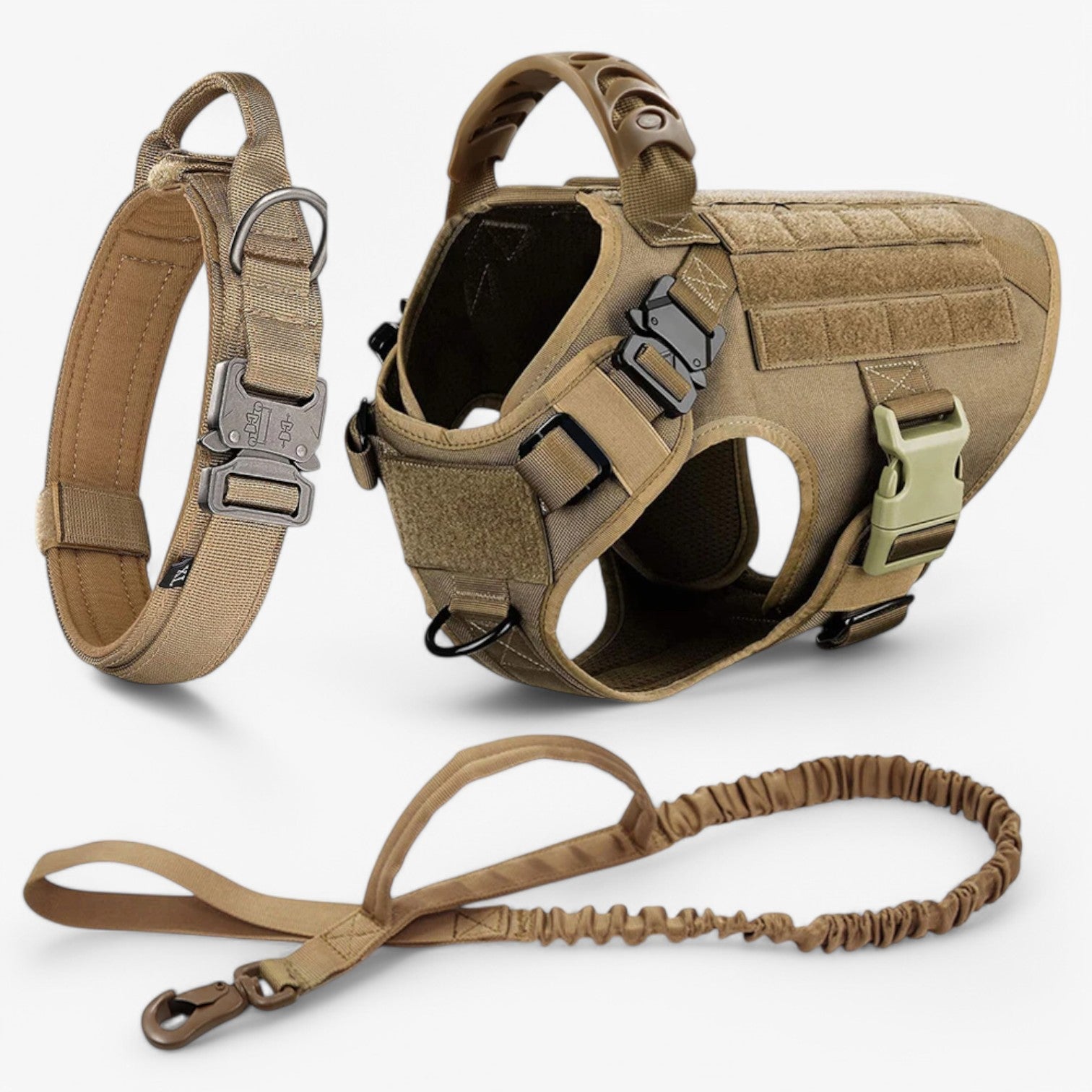 Dog Tactical Vest Harness with Quick Release System