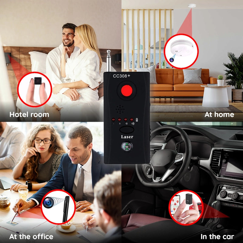 Bug Detector Device Hidden Camera Microphone Signal Finder