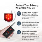 Bug Detector Device Hidden Camera Microphone Signal Finder