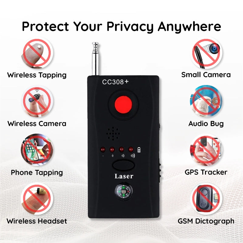 Bug Detector Device Hidden Camera Microphone Signal Finder