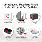 Bug Detector Device Hidden Camera Microphone Signal Finder