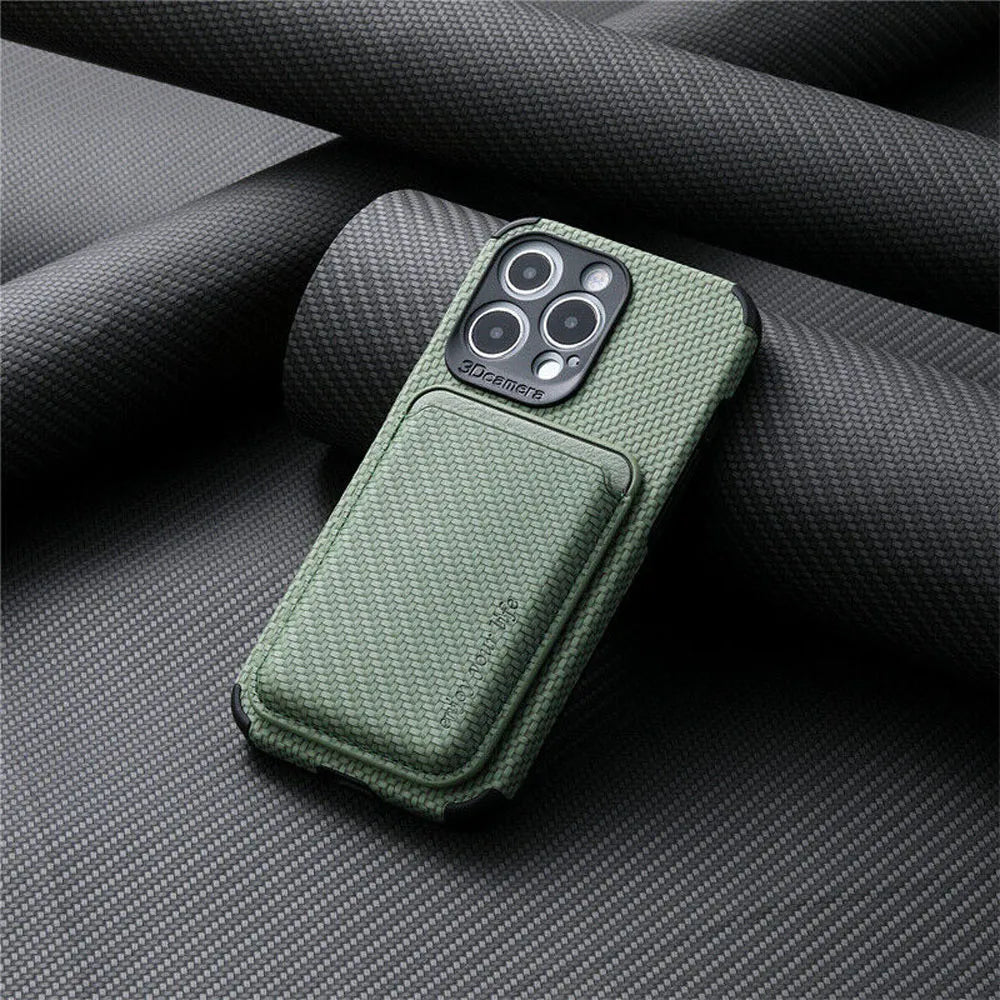 Phone Case Compatible with iPhone 14 Pro and iPhone 13 Carbon Fiber