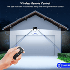 Solar Motion Sensor LED Security Light 3-Head Outdoor IP65 Waterproof
