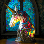 Animal Shape Stained Glass Table Lamp Ornament