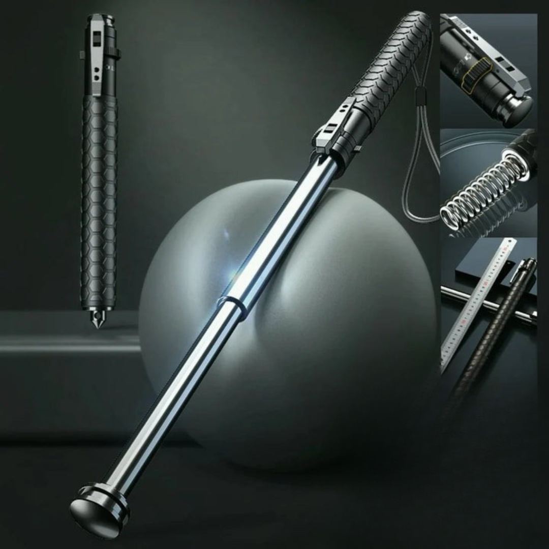 Automatic Self Defense Walking Cane for Personal Safety and Hiking