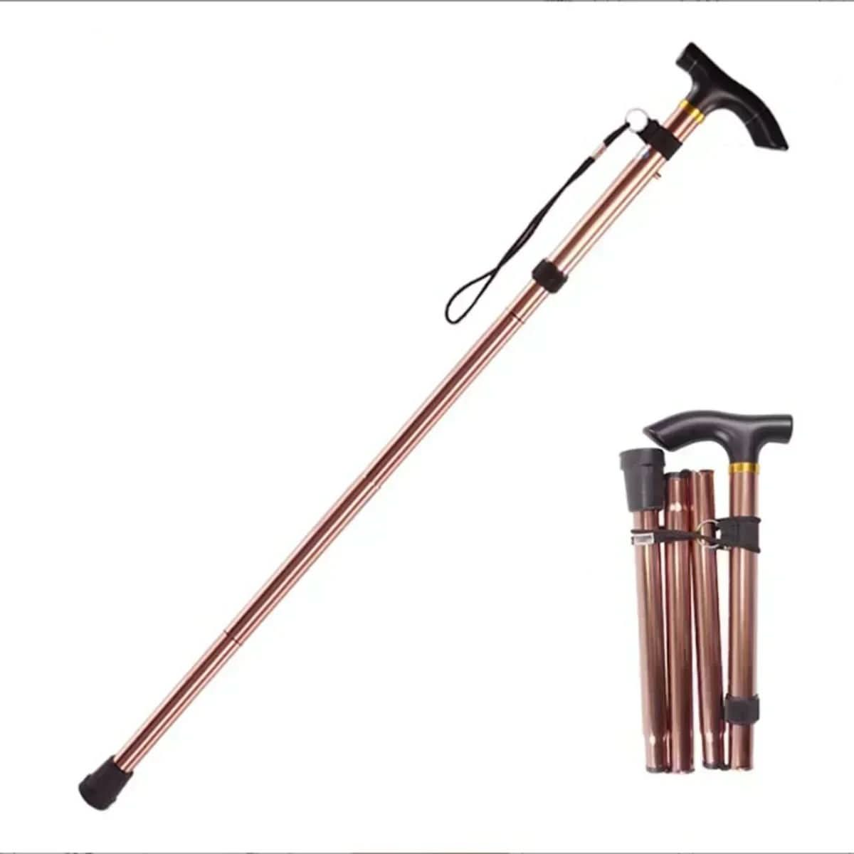 Adjustable Aluminum Hiking Pole Trekking Stick Outdoor Walking Stick