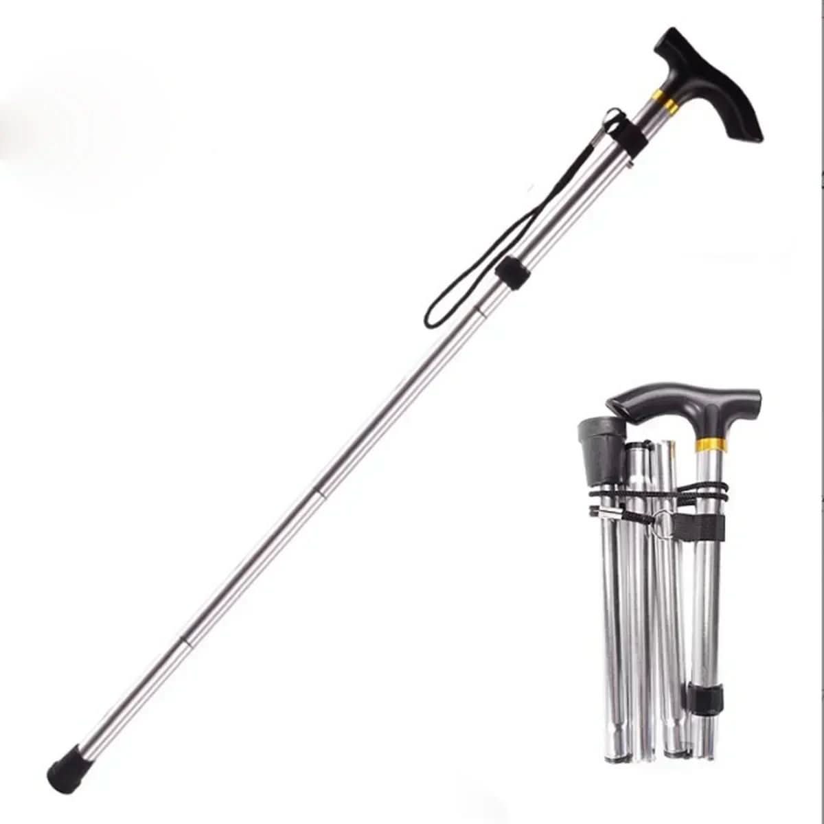 Adjustable Aluminum Hiking Pole Trekking Stick Outdoor Walking Stick