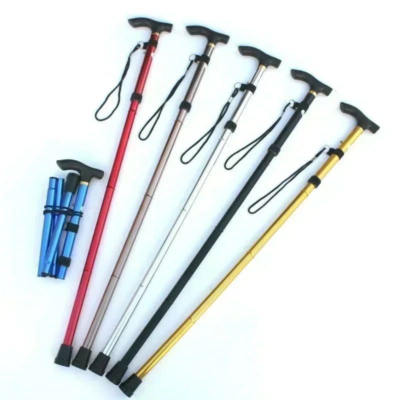 Adjustable Aluminum Hiking Pole Trekking Stick Outdoor Walking Stick