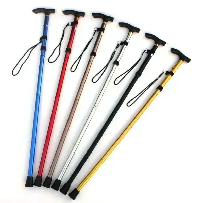 Adjustable Aluminum Hiking Pole Trekking Stick Outdoor Walking Stick