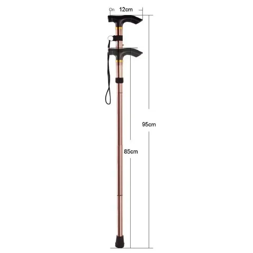 Adjustable Aluminum Hiking Pole Trekking Stick Outdoor Walking Stick