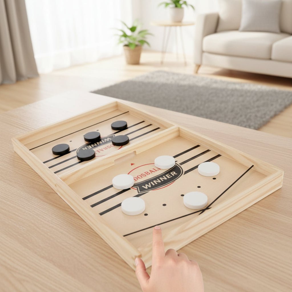 Wooden Family Fast Paced Competitive Board Game