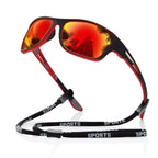 Polarized Sports Sunglasses UV400 Outdoor Eyewear Sunglass Wraparound