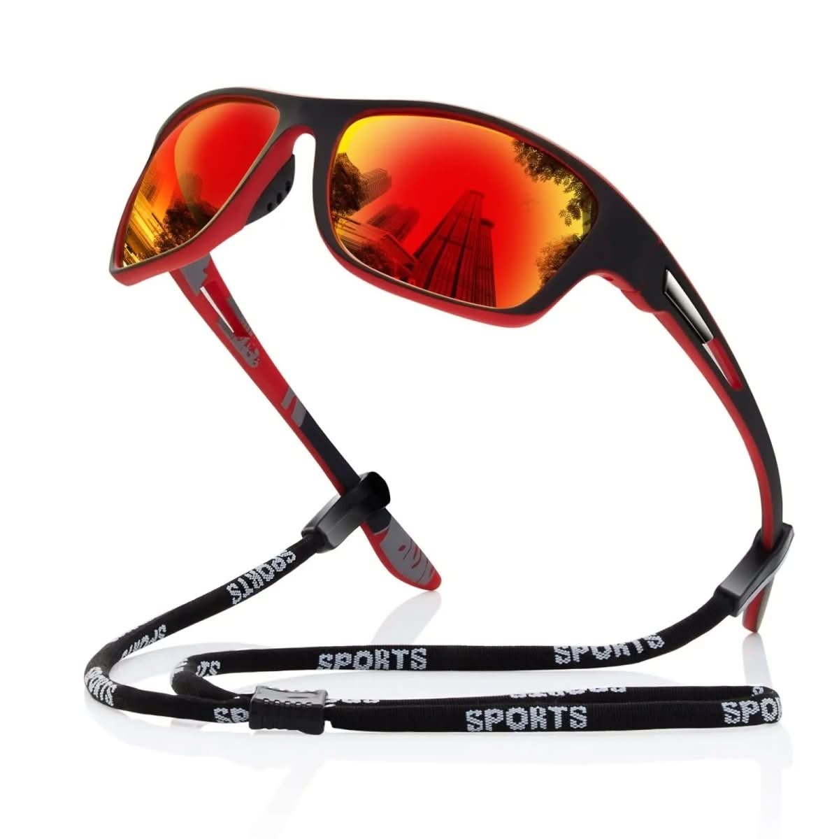 Polarized Sports Sunglasses UV400 Outdoor Eyewear Sunglass Wraparound