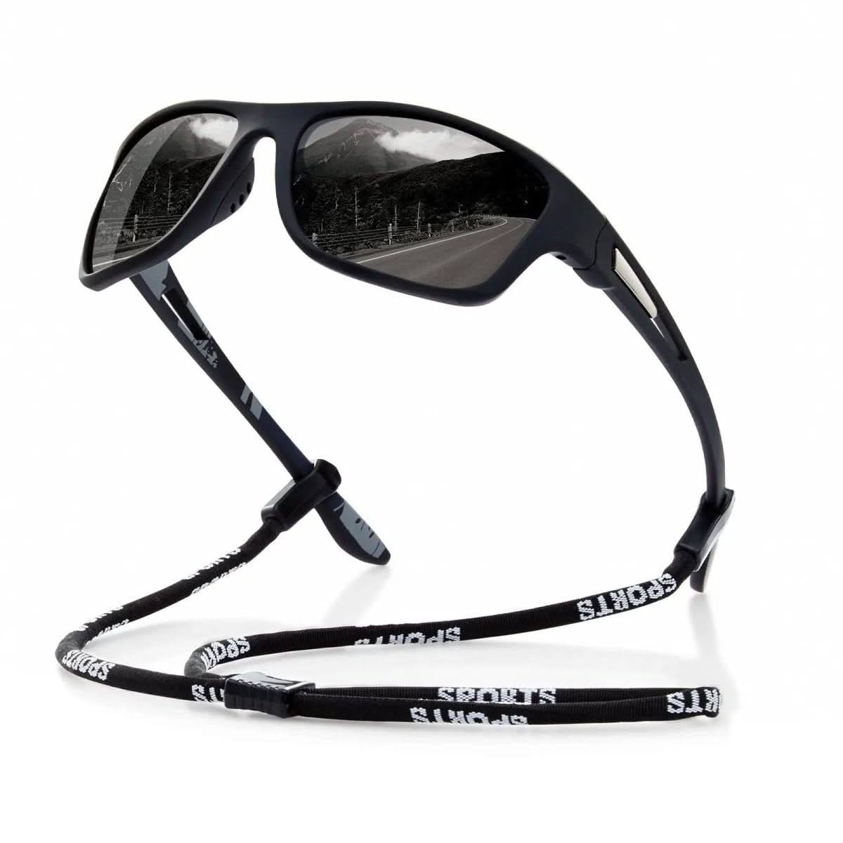 Polarized Sports Sunglasses UV400 Outdoor Eyewear Sunglass Wraparound