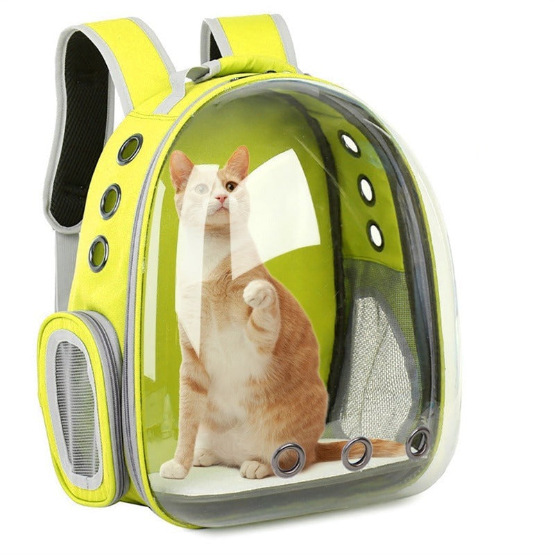 Pet Carrier Backpack Space Capsule Design Clear View Window