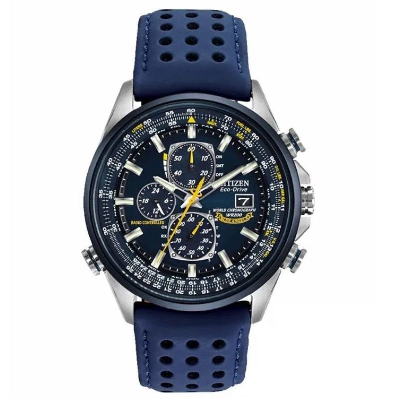 Men's Quartz Analog Circular Luminous Dial Waterproof Wristwatch