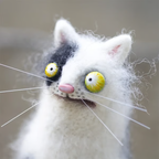 Wool Felt Figurine Set Handmade Collectible Figurines