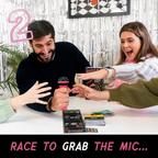 Party Game Grab The Mic Board Game for Singing and Music Challenges